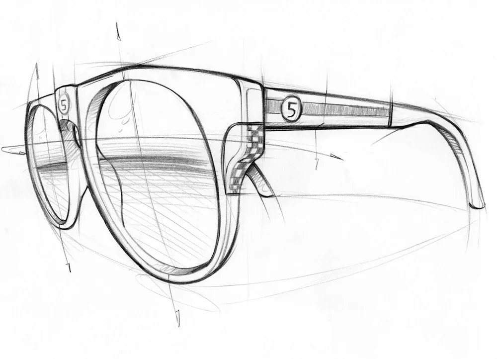 Drawing glasses