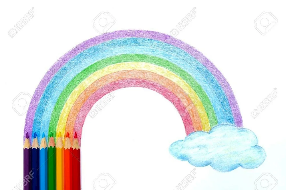 Rainbow drawing