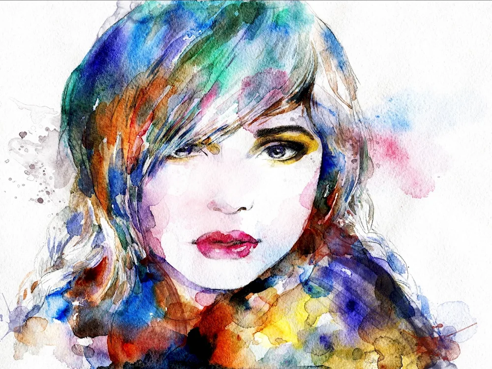Drawing girl drawing