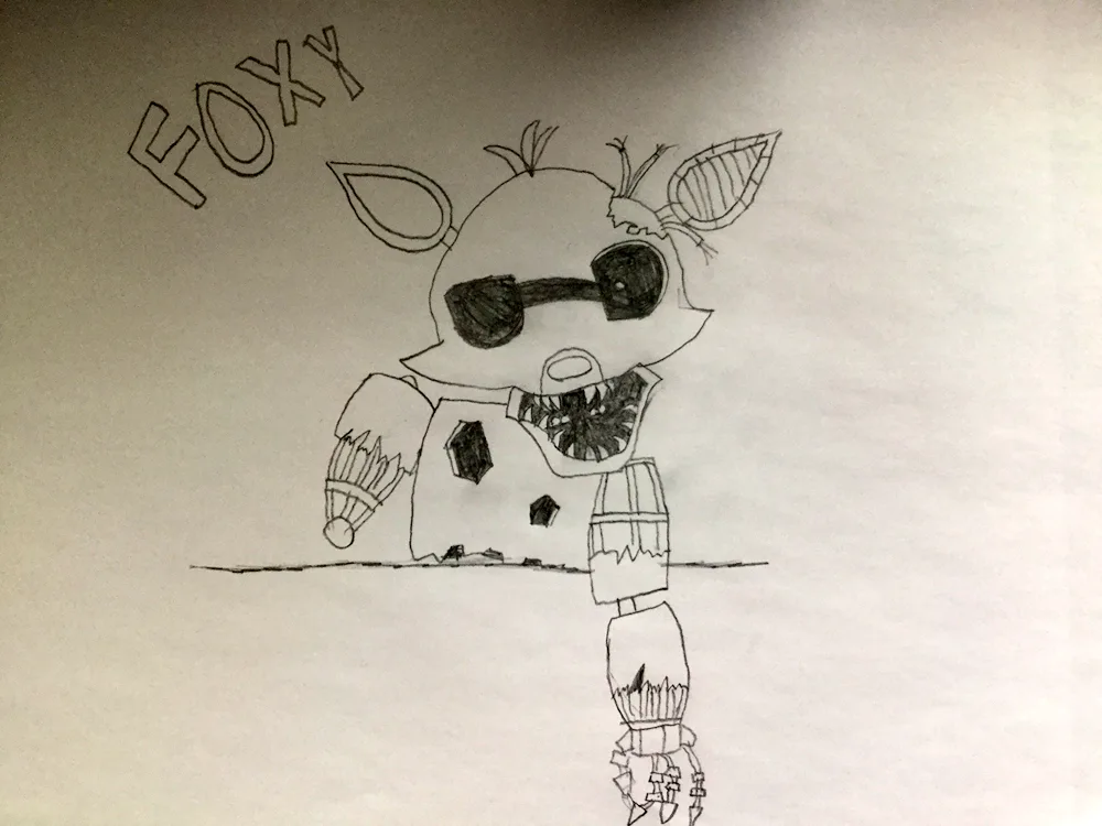Drawings of ANIMATRONICS for drawing