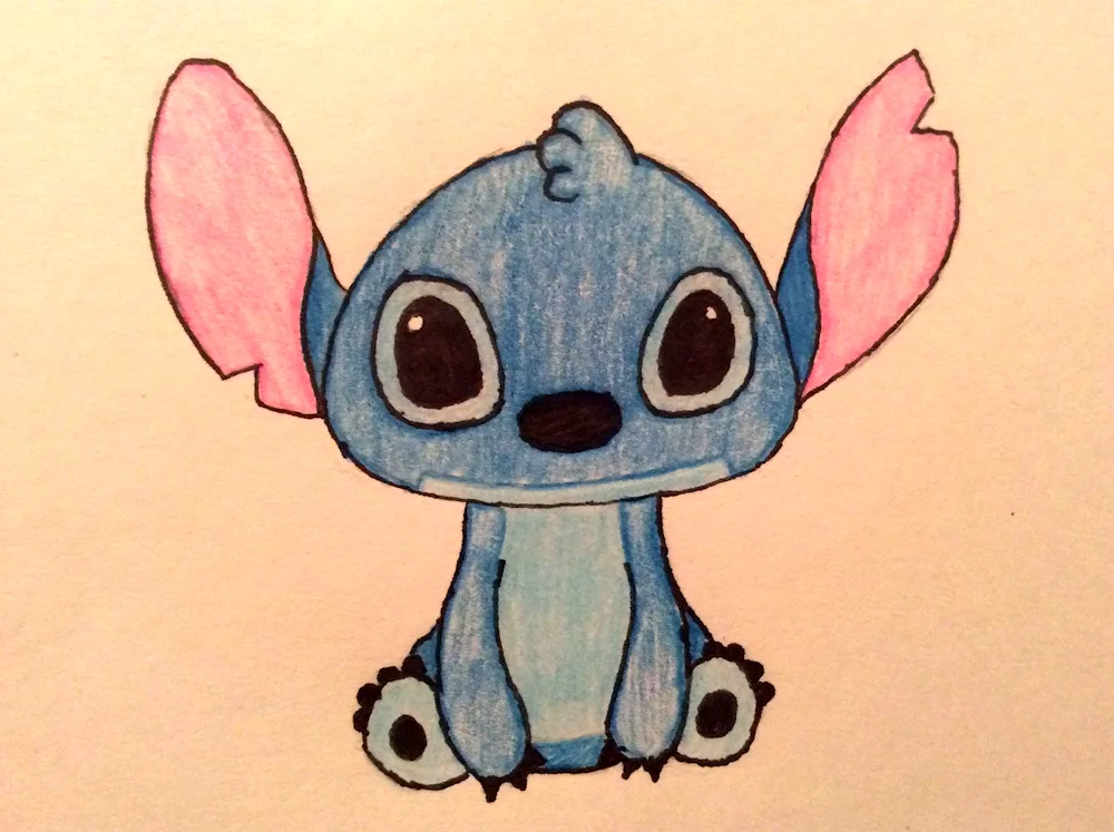Stitch in pencil