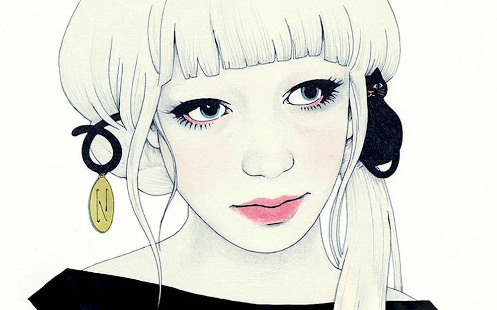 Girl drawing