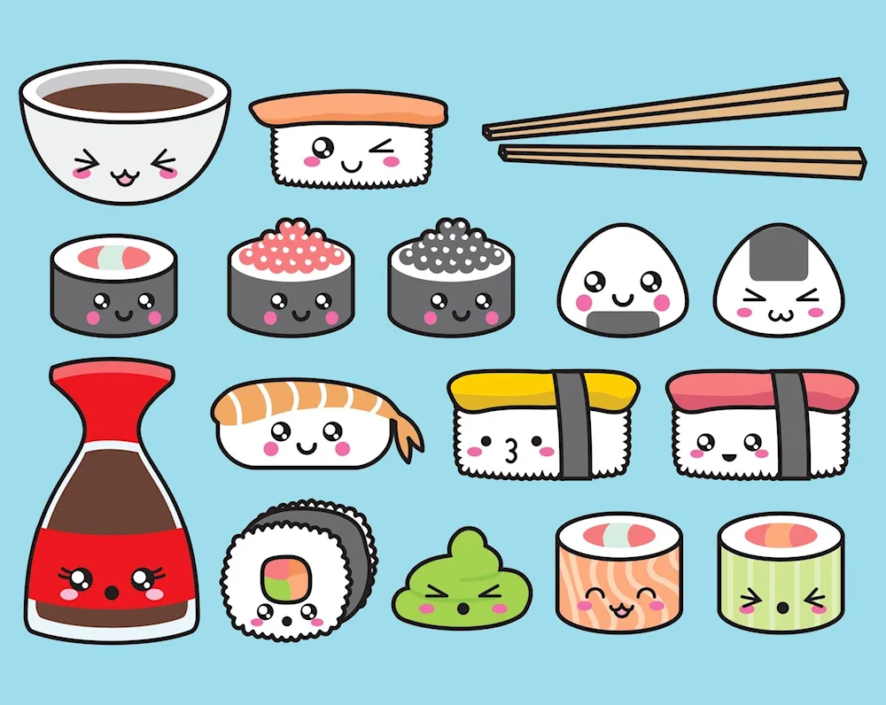 Pictures for drawing food