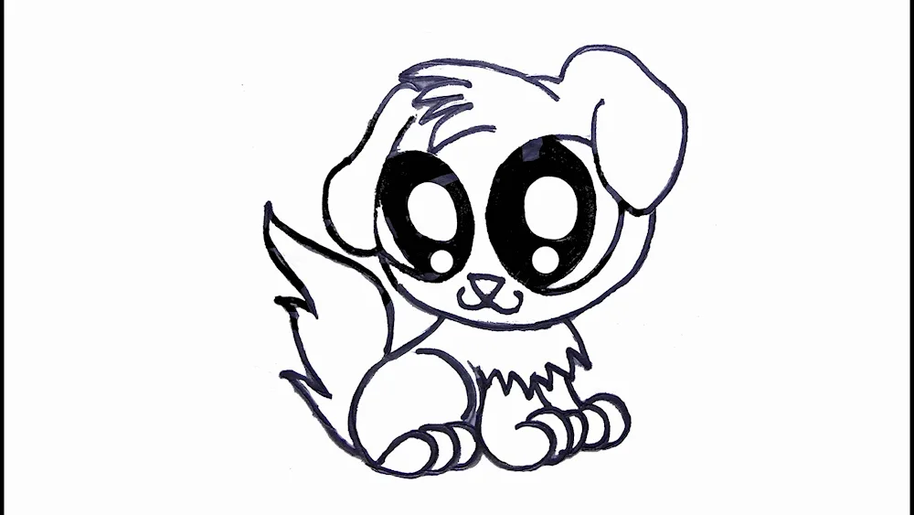 Dog drawing