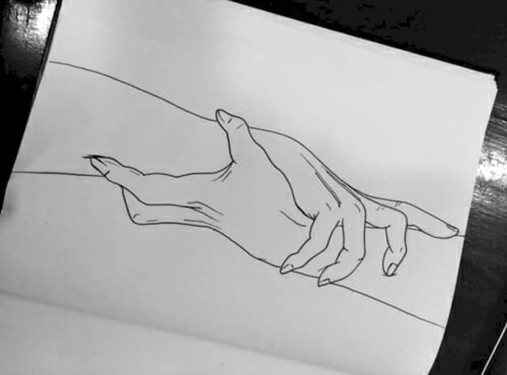 The creation of Adam's hand Aesthetic
