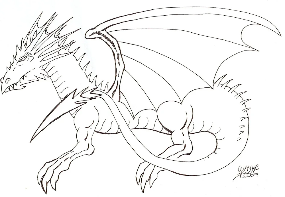 Tame the Dragon Toothless to draw