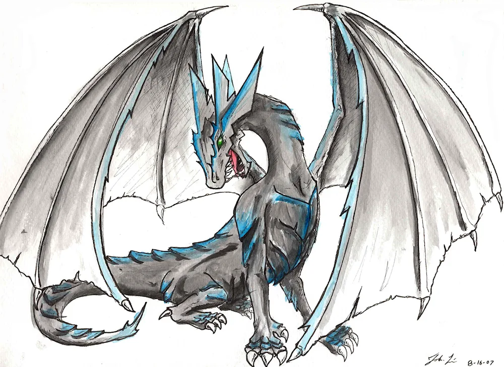 Dragon drawings for drawing