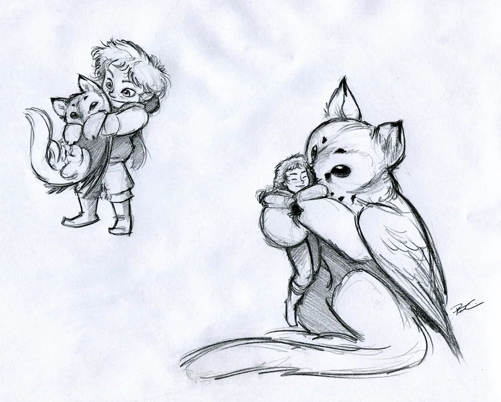 Furry drawings for drawing