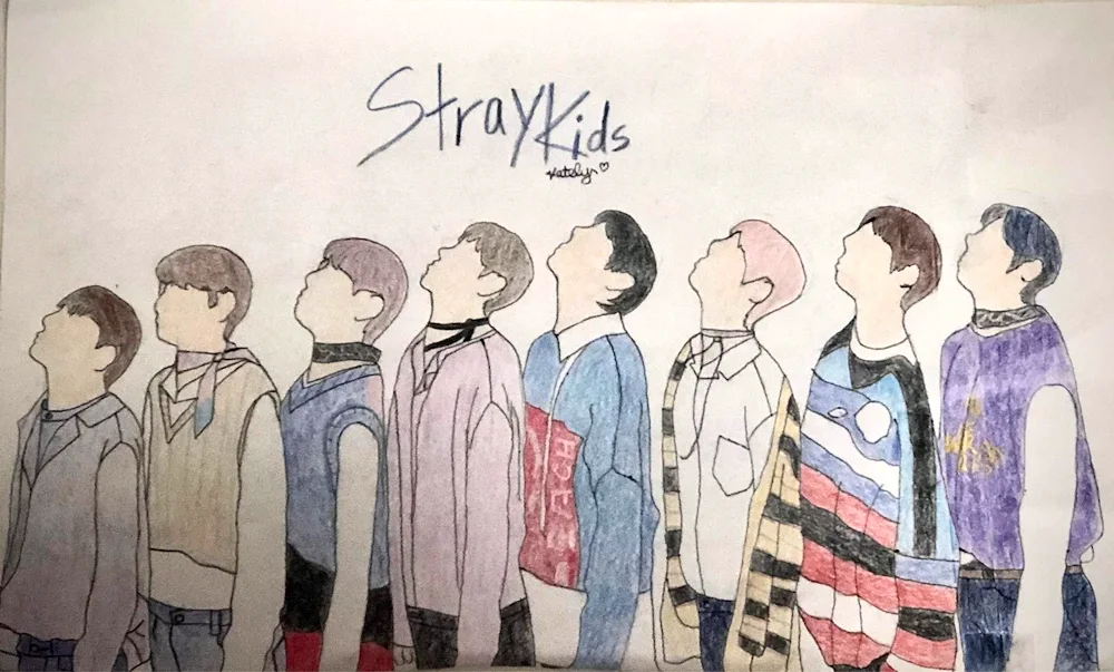 Drawings of Stray Kids