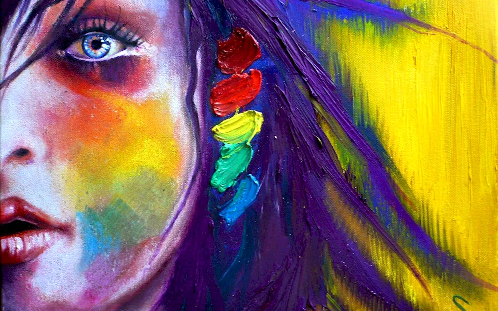 Paintings with colours