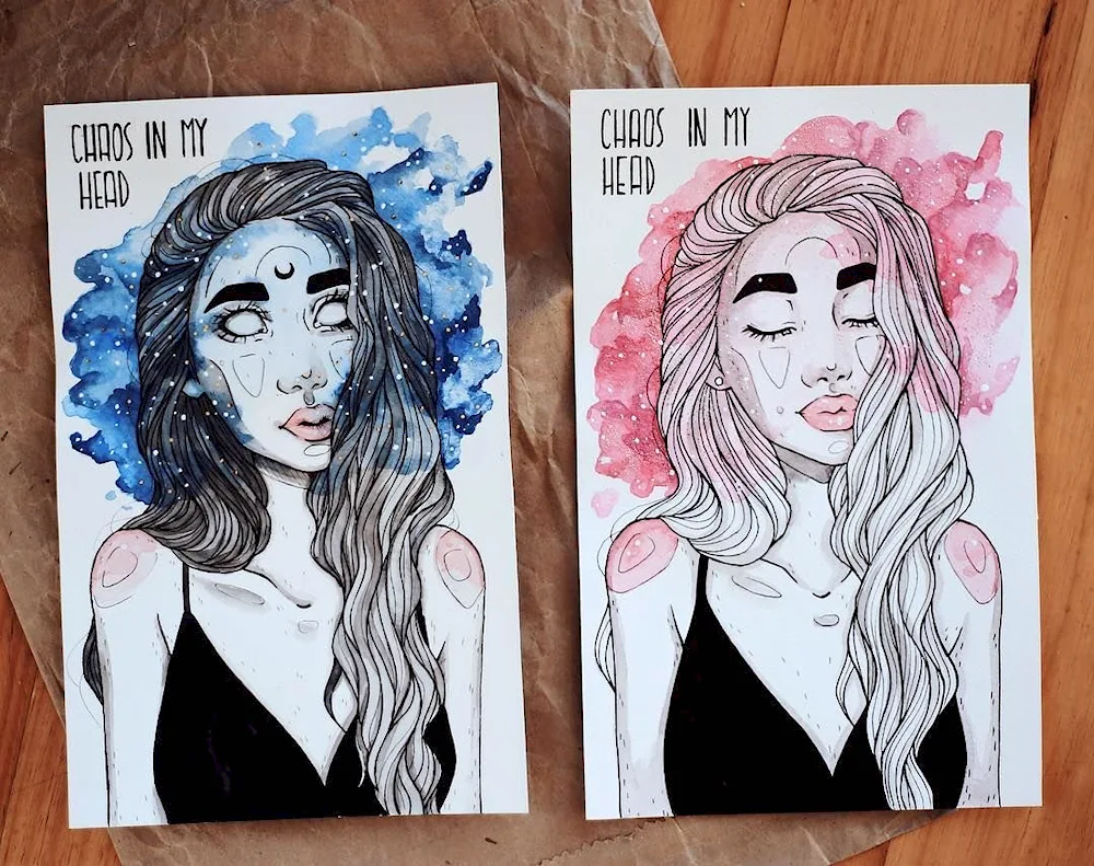 Drawings by Ksenia. Kuprikova sketchbook
