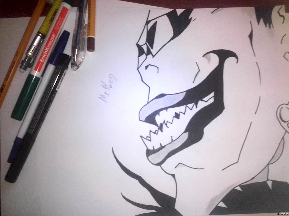 Graffiti marker drawings