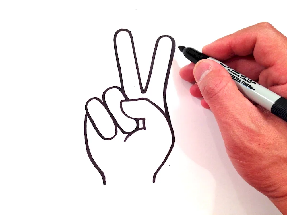 Graffiti marker drawings
