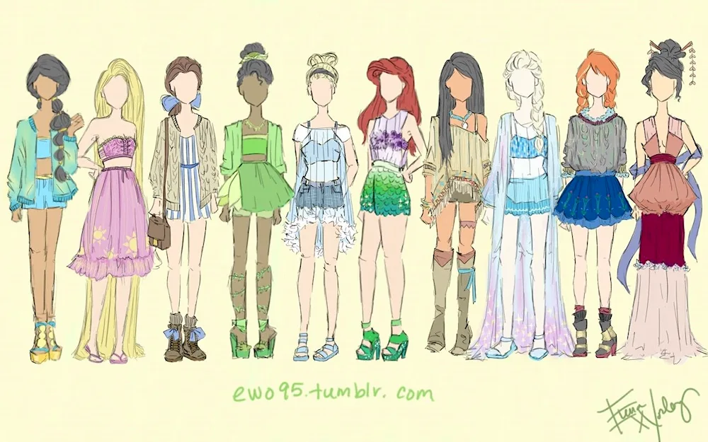Drawing clothes for drawing