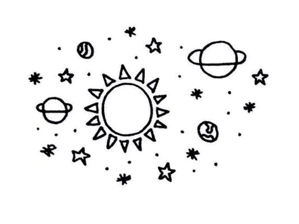 Drawings of planets for drawing