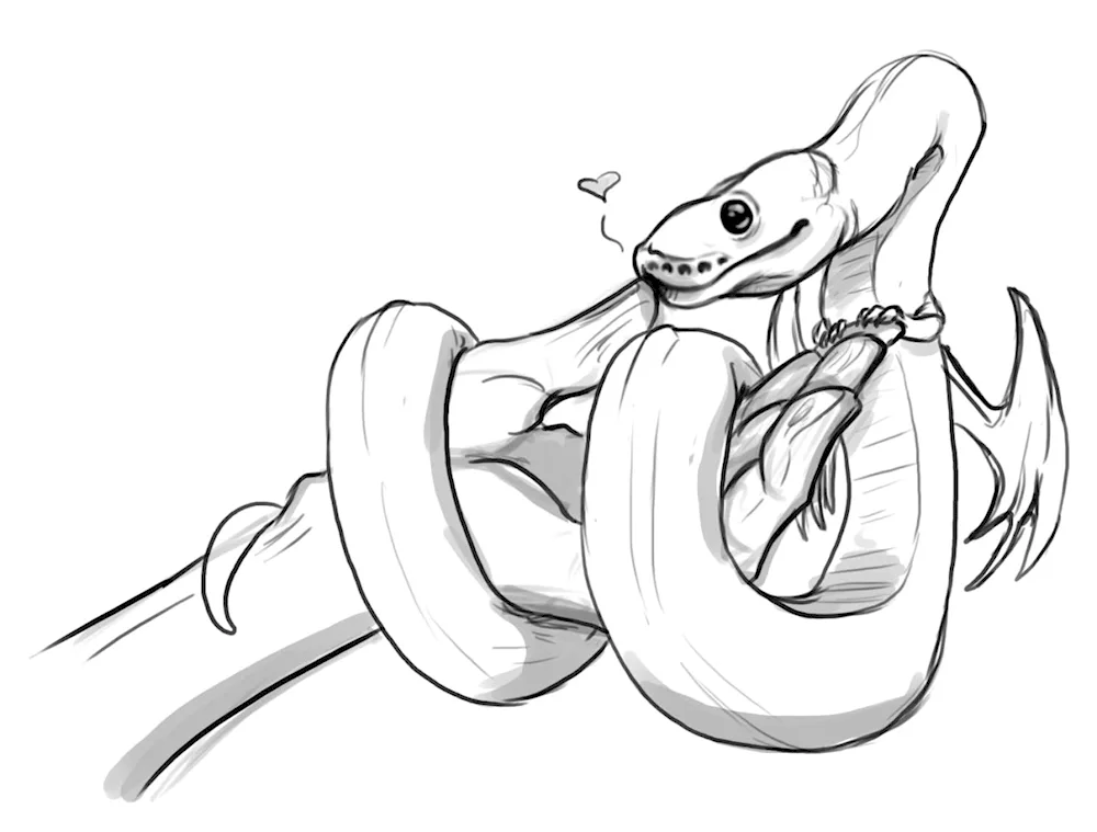 Snake drawings for drawing