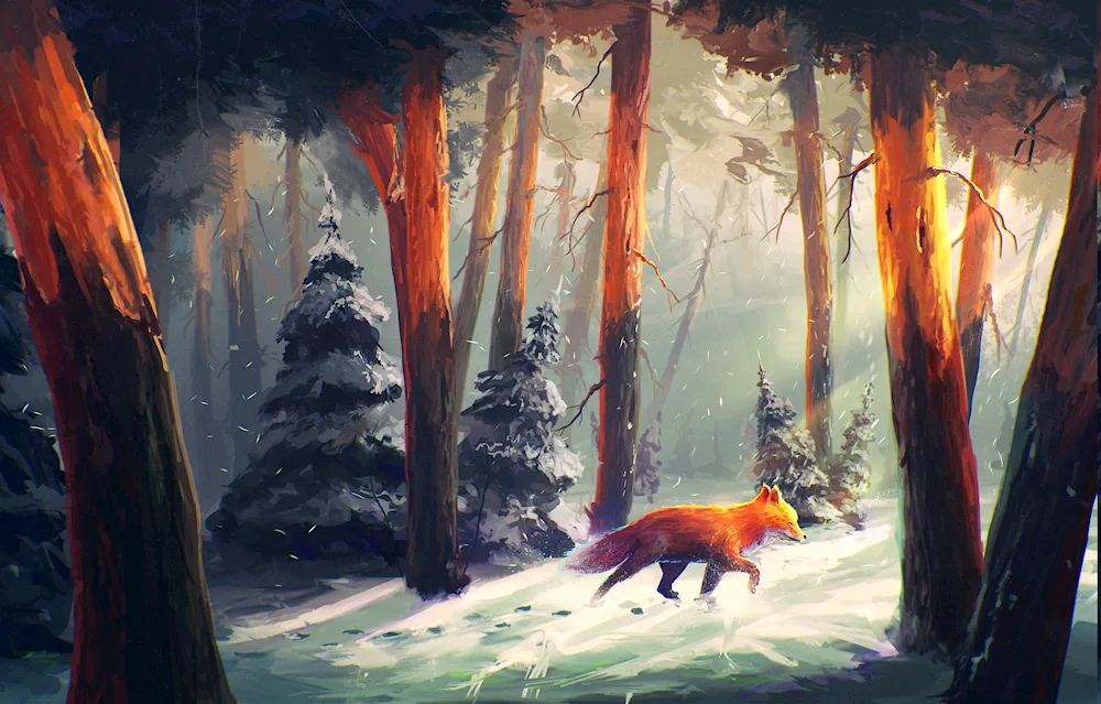 Forest drawing