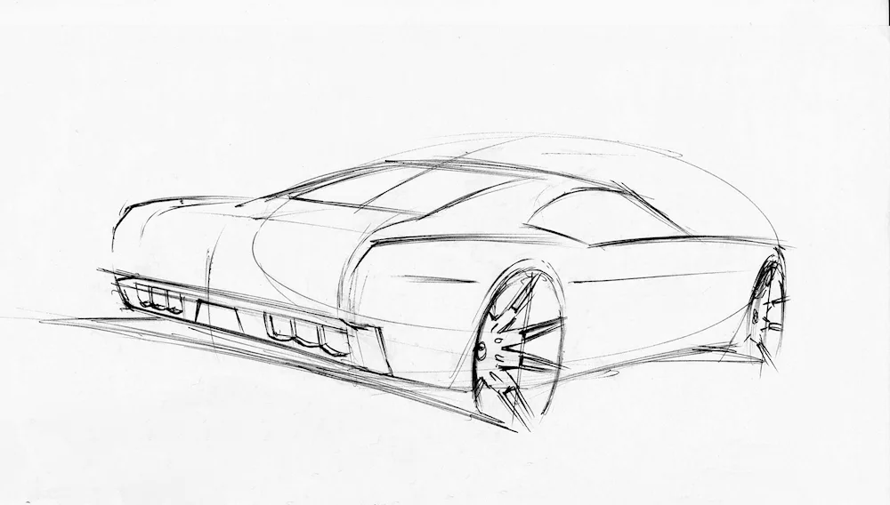Dodge Challenger sketch