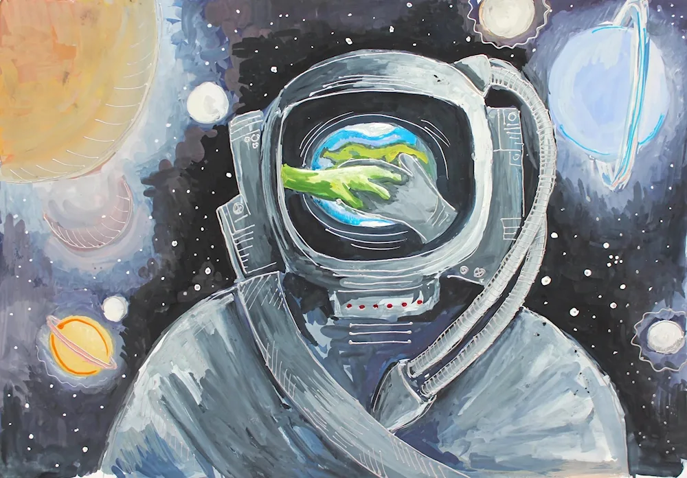 Cosmos drawing