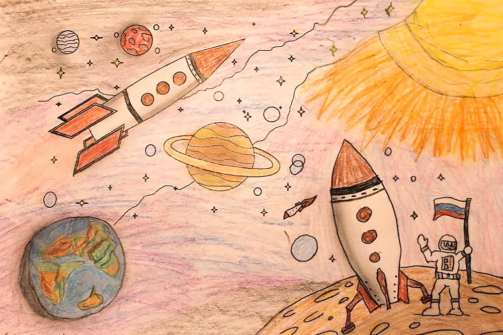 Cosmos drawing