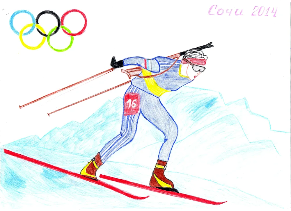 Olympics colouring book