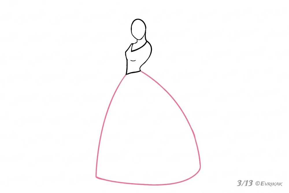 Colouring. Cinderella