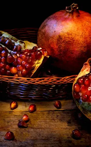 Robert Hubert still life pomegranate