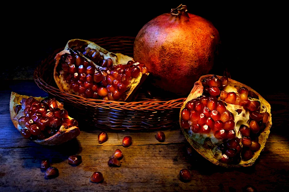 Robert Hubert still life pomegranate