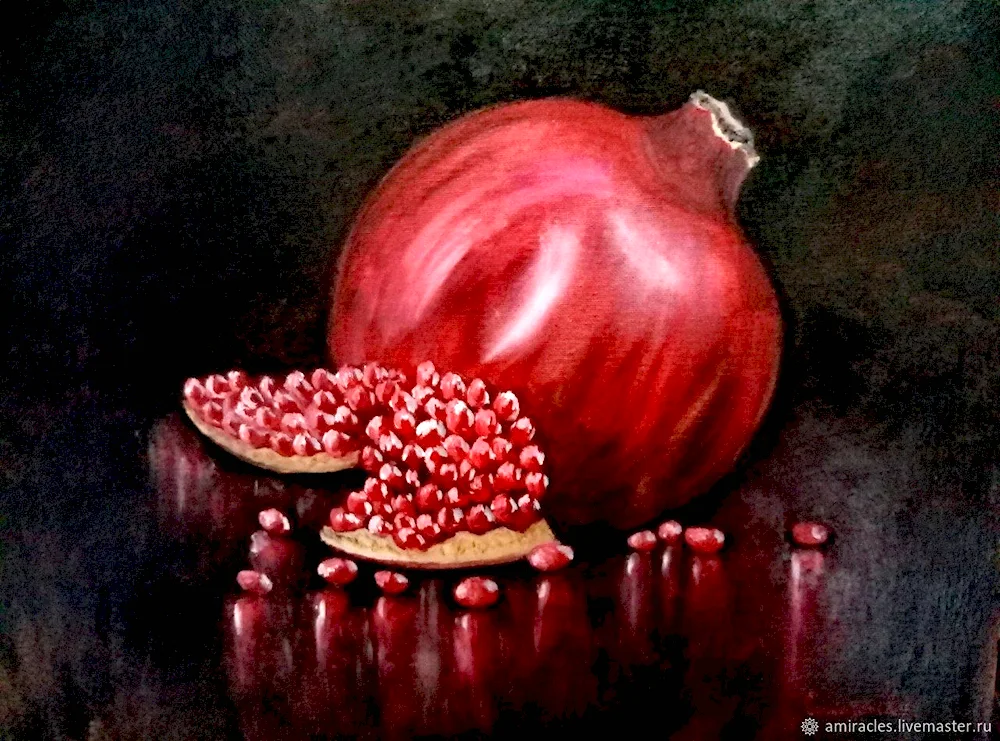 Robert Hubert still life pomegranate