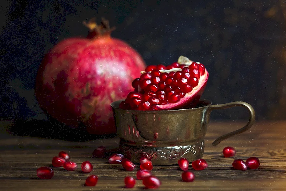 Robert Hubert still life pomegranate
