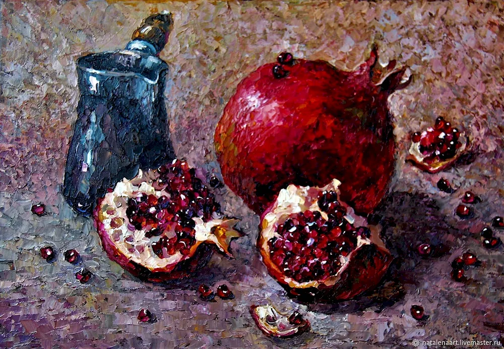Robert Hubert still life pomegranate