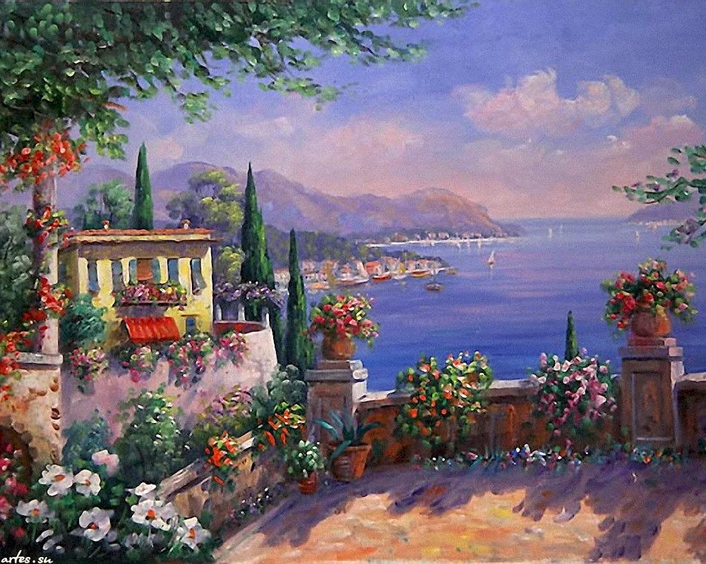 Bernardo Hay Mediterranean landscape
