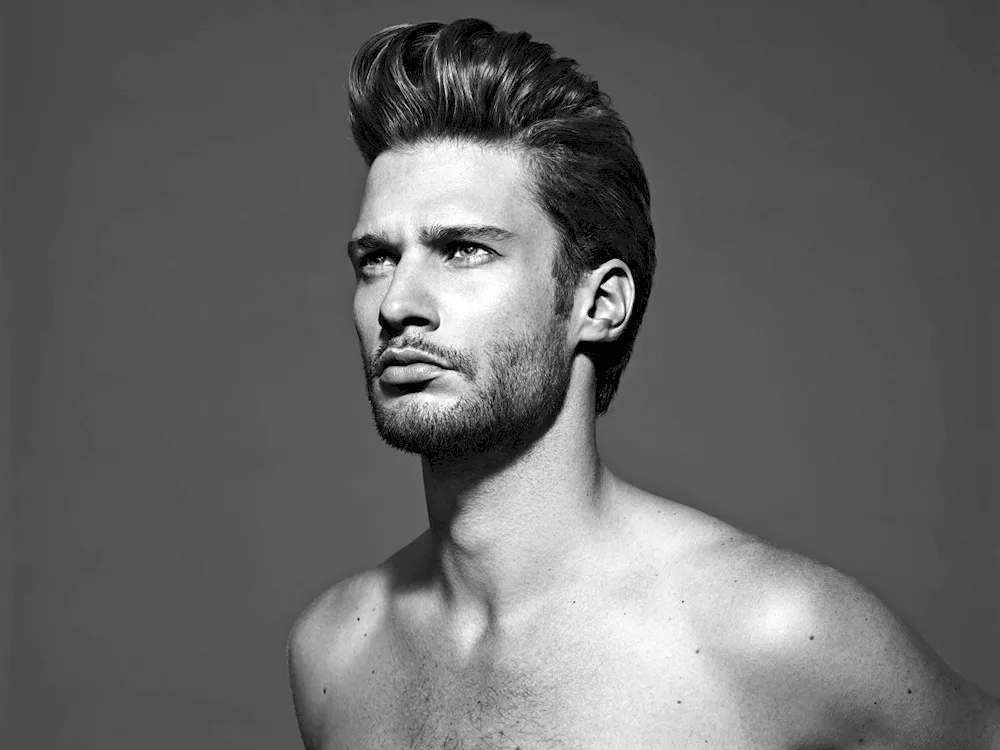 Polka men's haircut