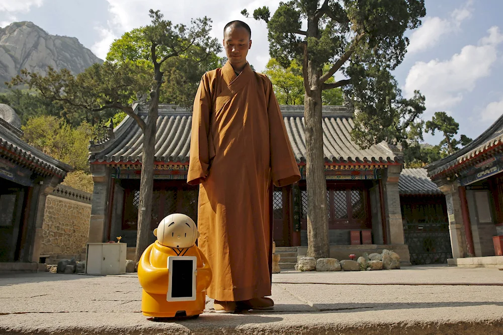 Martial monks of Shaolin monastery