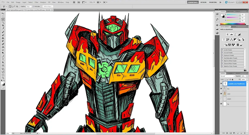 Robot sketch