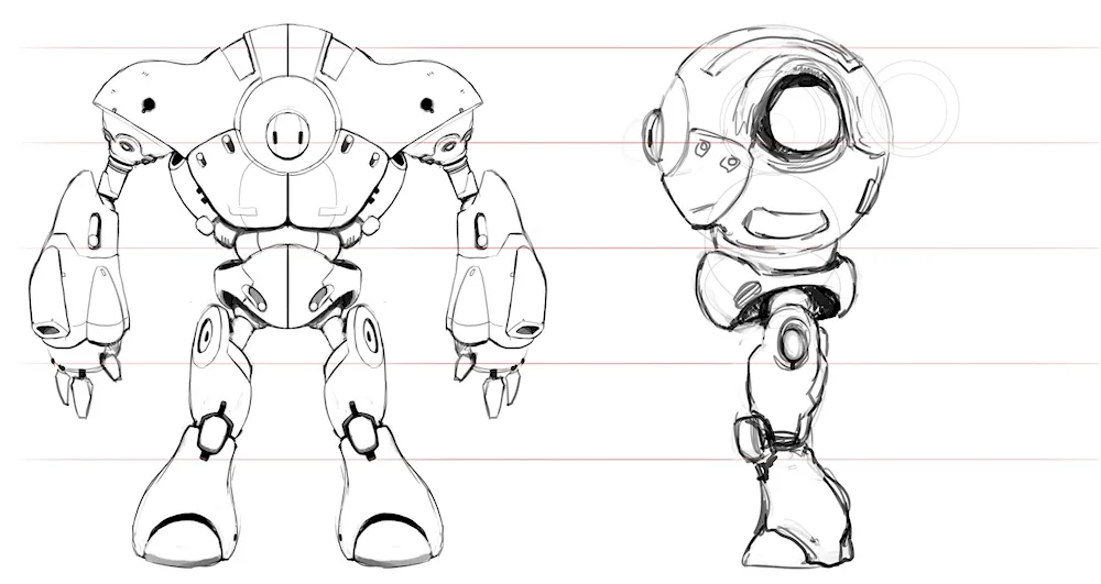 Robot sketch