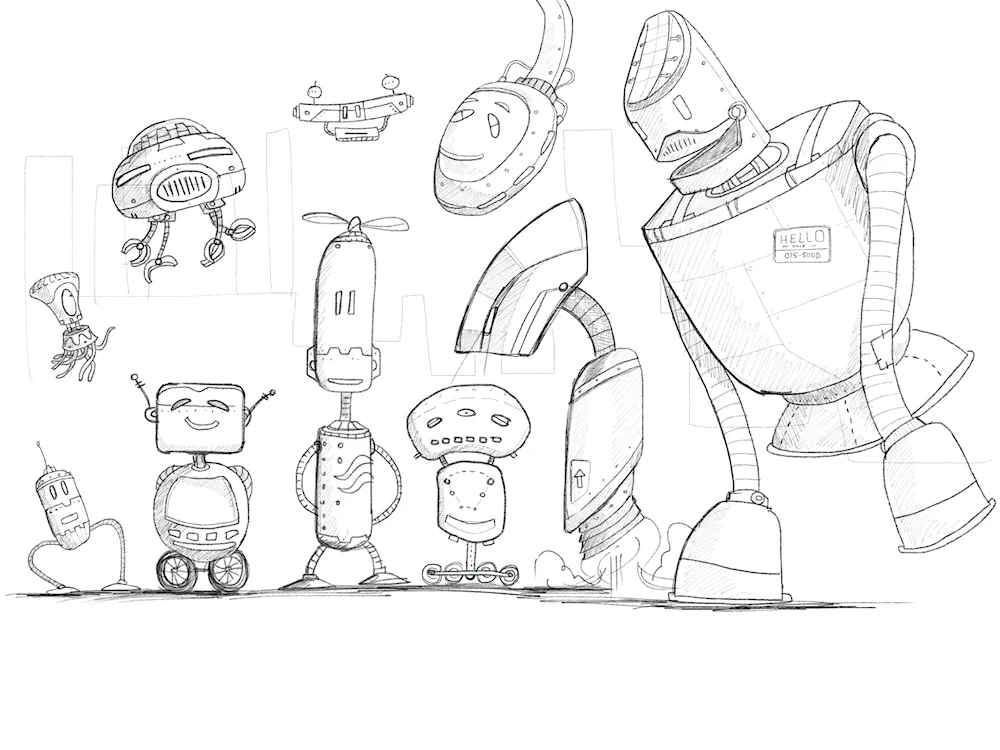 Robot sketch