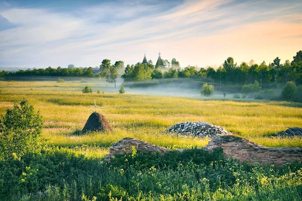 Native spaces of Pushgora panorama