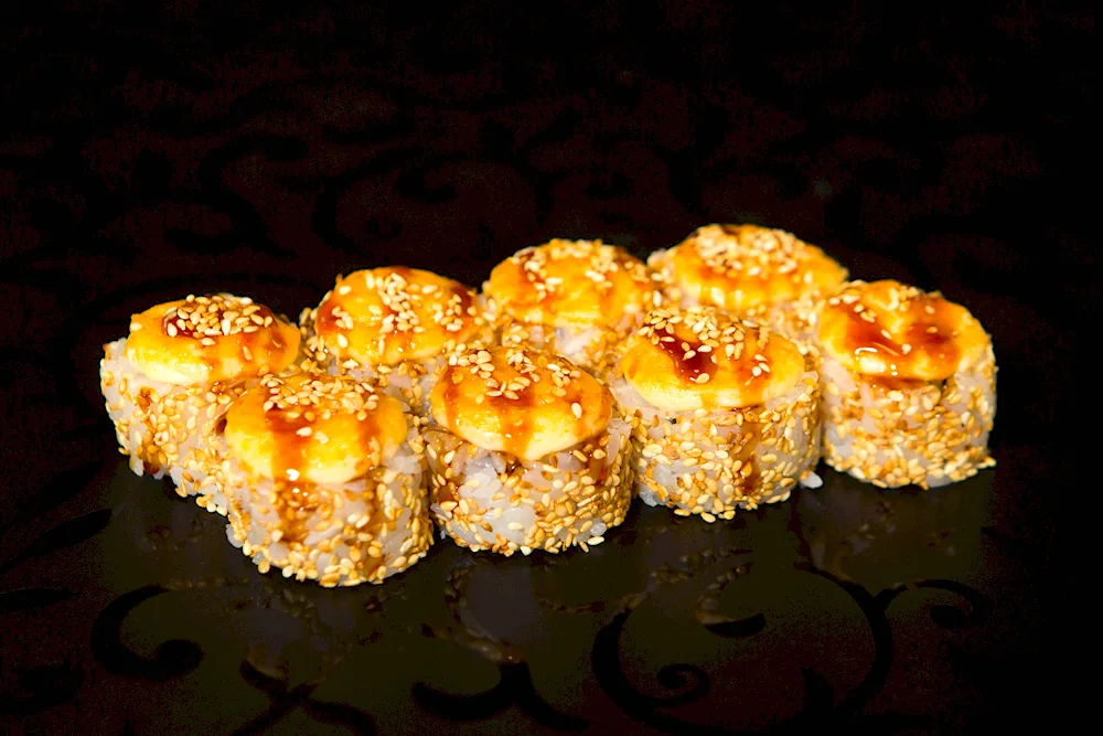 Sushi gunkan baked