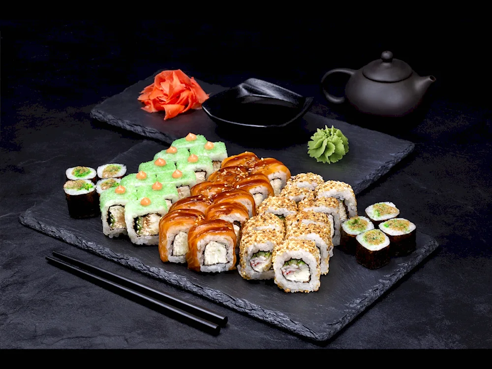 Romantic dinner with rolls