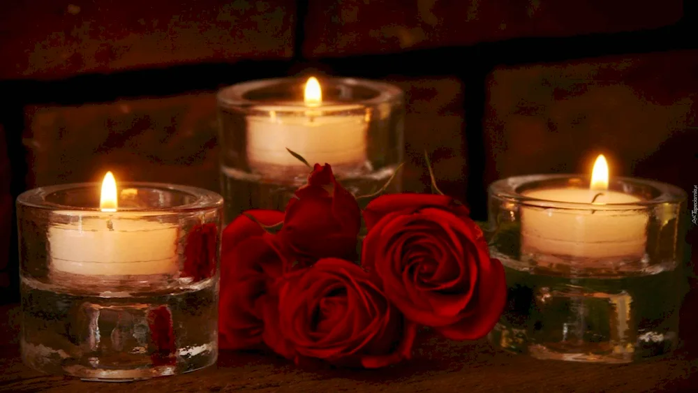 Romantic candles candles