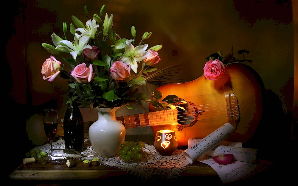 Romantic still life