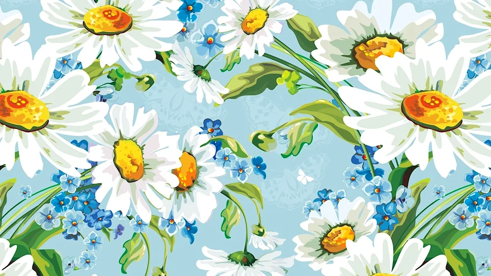 Daisy Flowers banner flowers