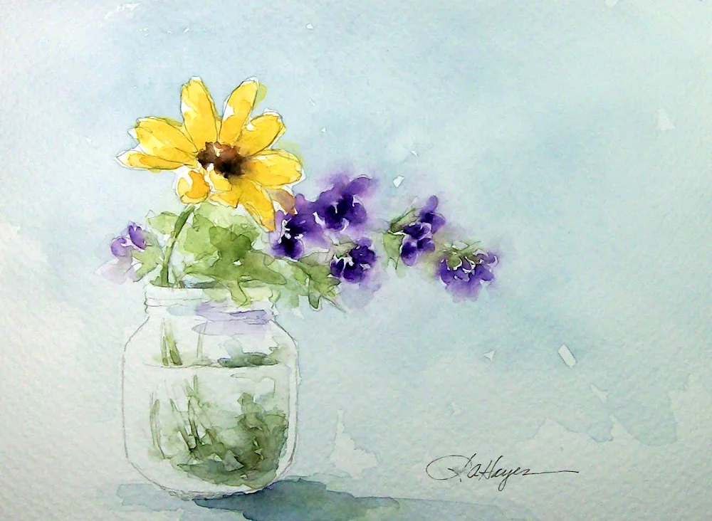Academic painting watercolour grisaille
