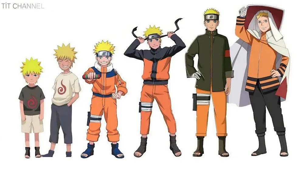 Naruto character growths