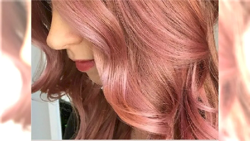 Pepel pink. pink hair colourRose Gold hair colourPinky pink hairPearl blond 2022