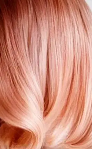 Rose Gold hair colour