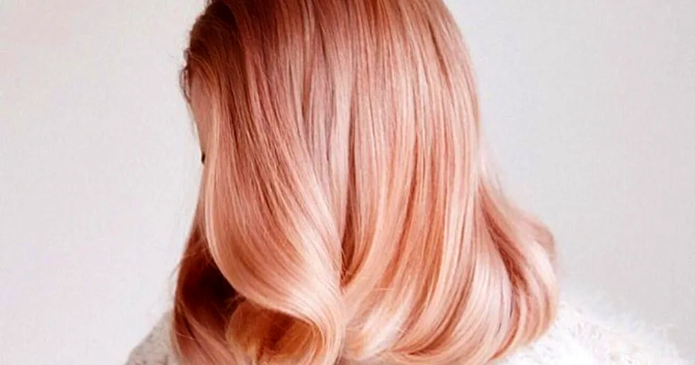 Rose Gold hair colour