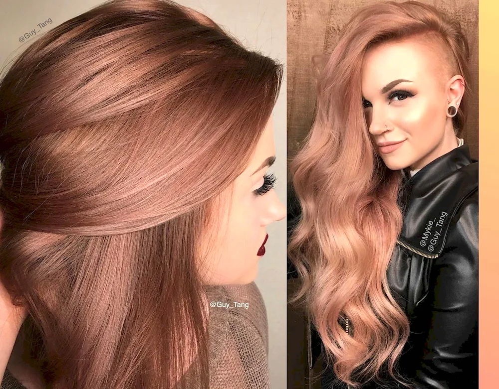 Pink hair shade