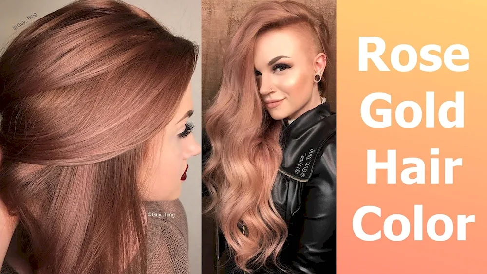 Rose Gold Hair Colour